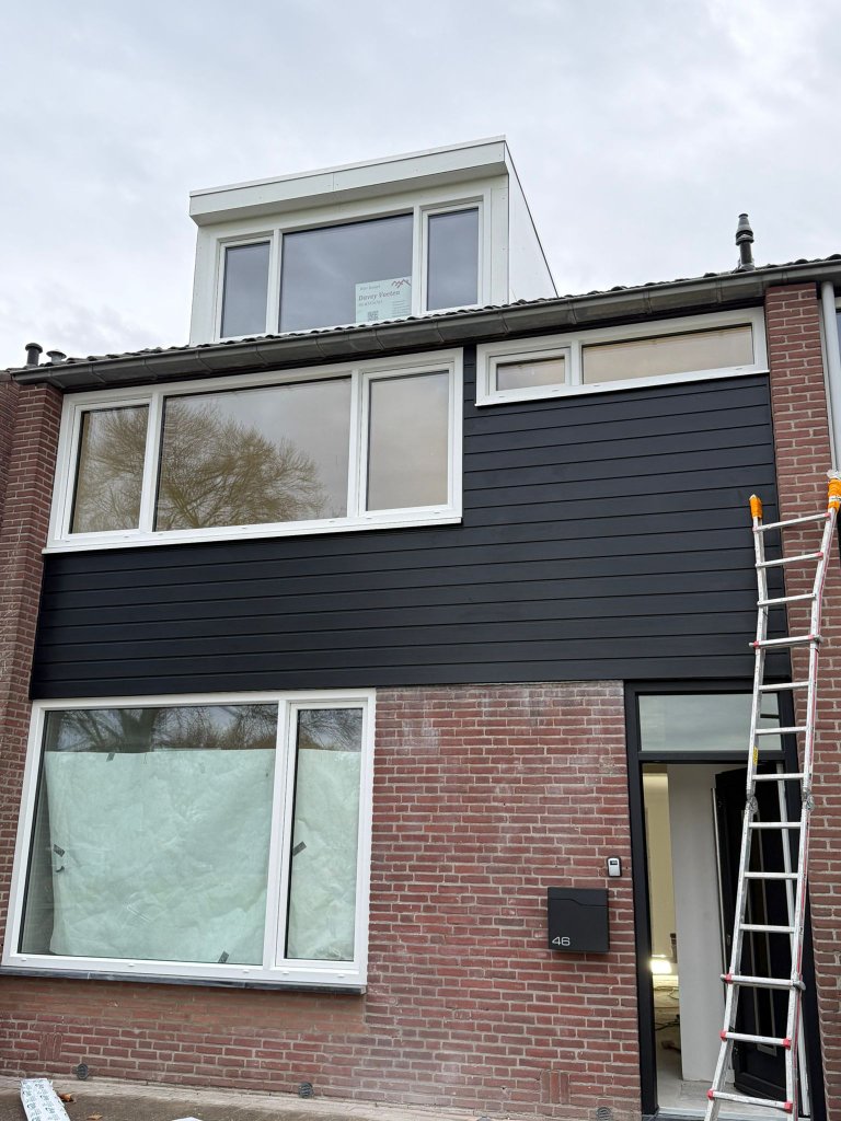 Kozijnen & gevelbekleding inclusief dakkapel