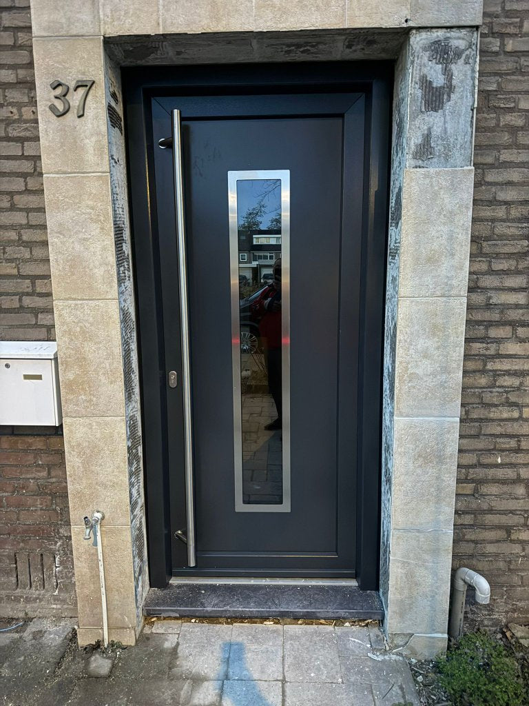 Voordeur – antraciet met glas